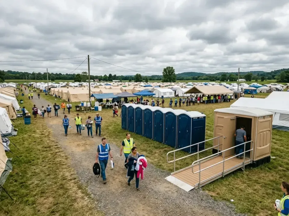 disaster-relief-camp-restrooms-010 — frequently asked questions, Dumpster & Portable Bathrooms Rental in Riverside, PA
